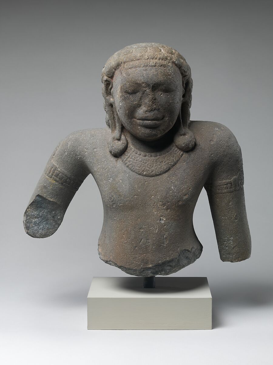 Yaksha, possibly Kubera, Sandstone, Vietnam