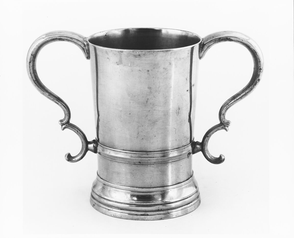 Beaker, Timothy Boardman (1798–1825), Pewter, American 