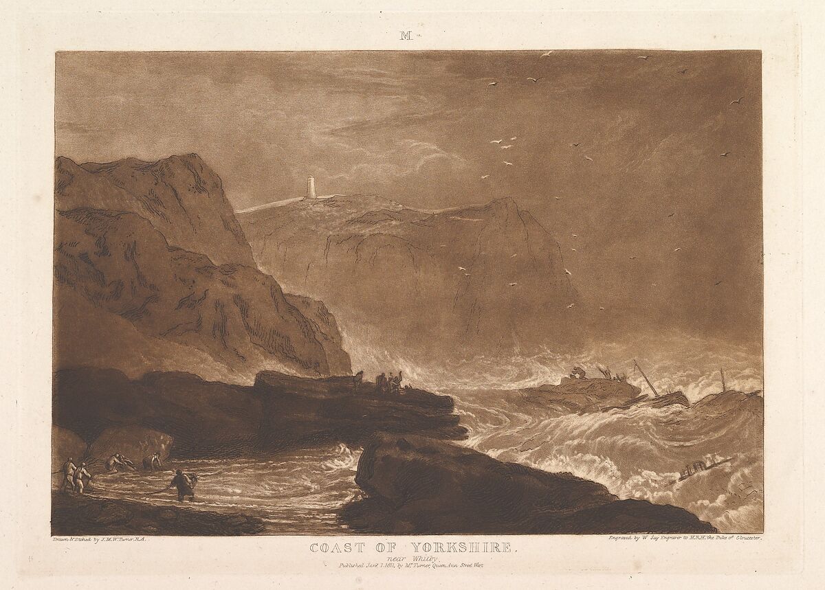 Designed and etched by Joseph Mallord William Turner | Coast of