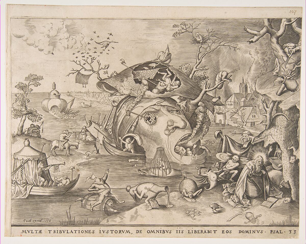 The Temptation of St. Anthony, After Pieter Bruegel the Elder (Netherlandish, Breda (?) ca. 1525–1569 Brussels), Engraving 