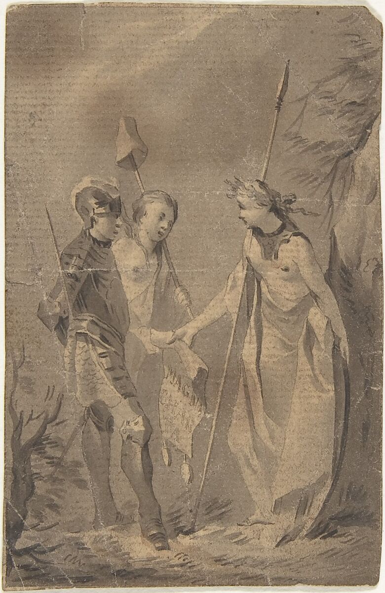 Magna Carta, Attributed to Anonymous, French, 18th century, Pen and gray ink, brush and gray wash 