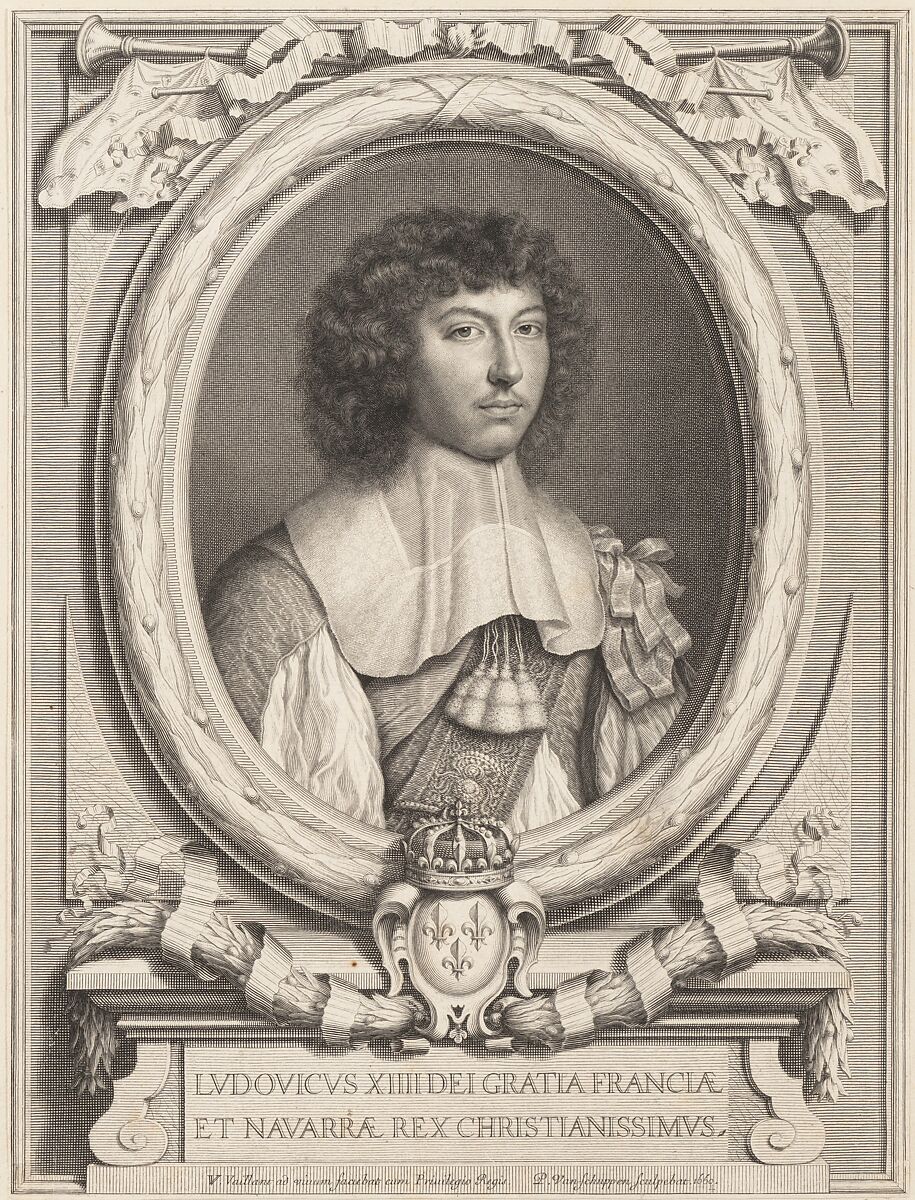 Portrait of Louis XIV, Pieter Louis van Schuppen (Flemish, 1627–1702), Engraving 