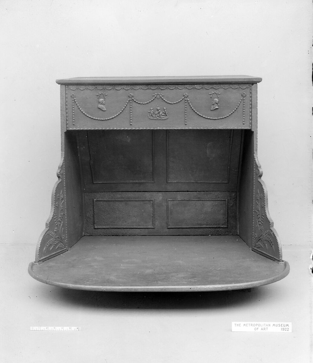 Franklin Stove, Cast iron 