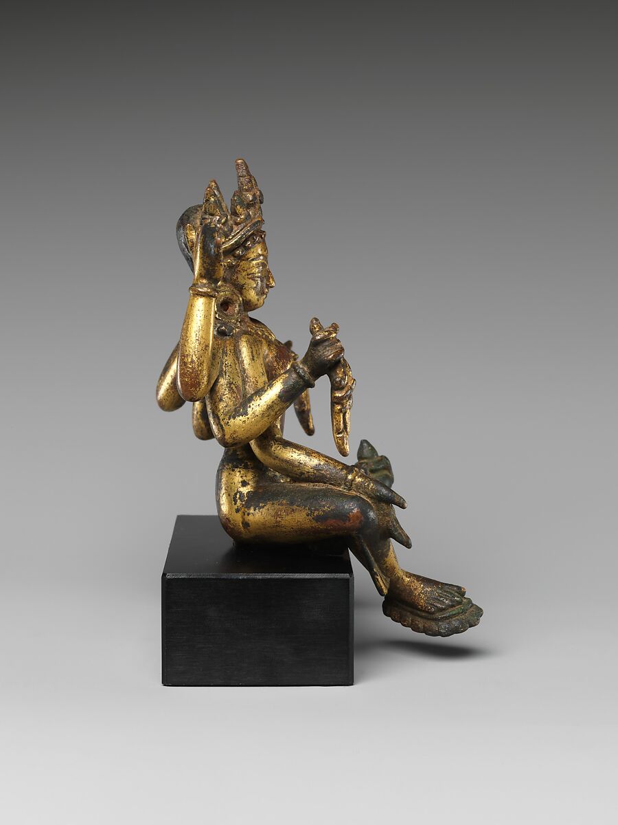 Vasudhara, Gilt-copper alloy, Nepal, Kathmandu Valley
