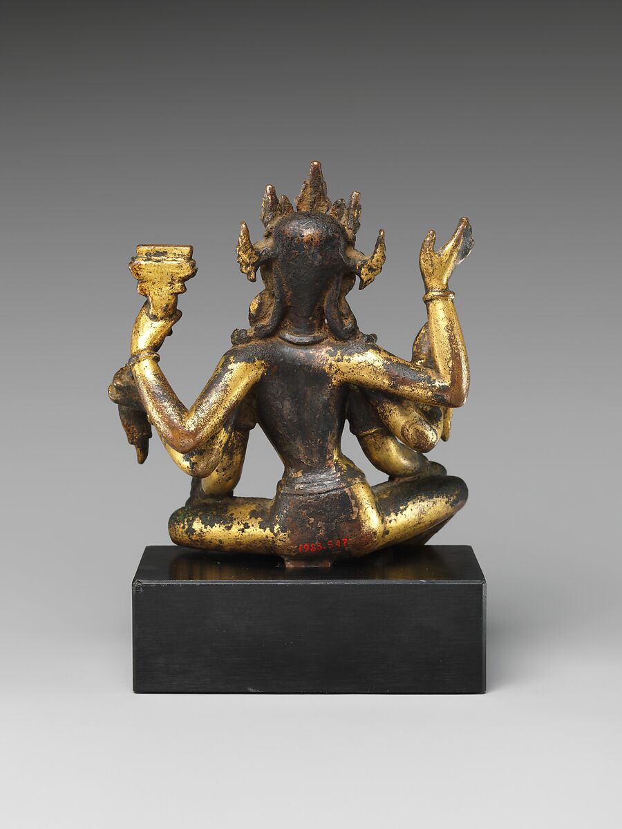 Vasudhara, Gilt-copper alloy, Nepal, Kathmandu Valley
