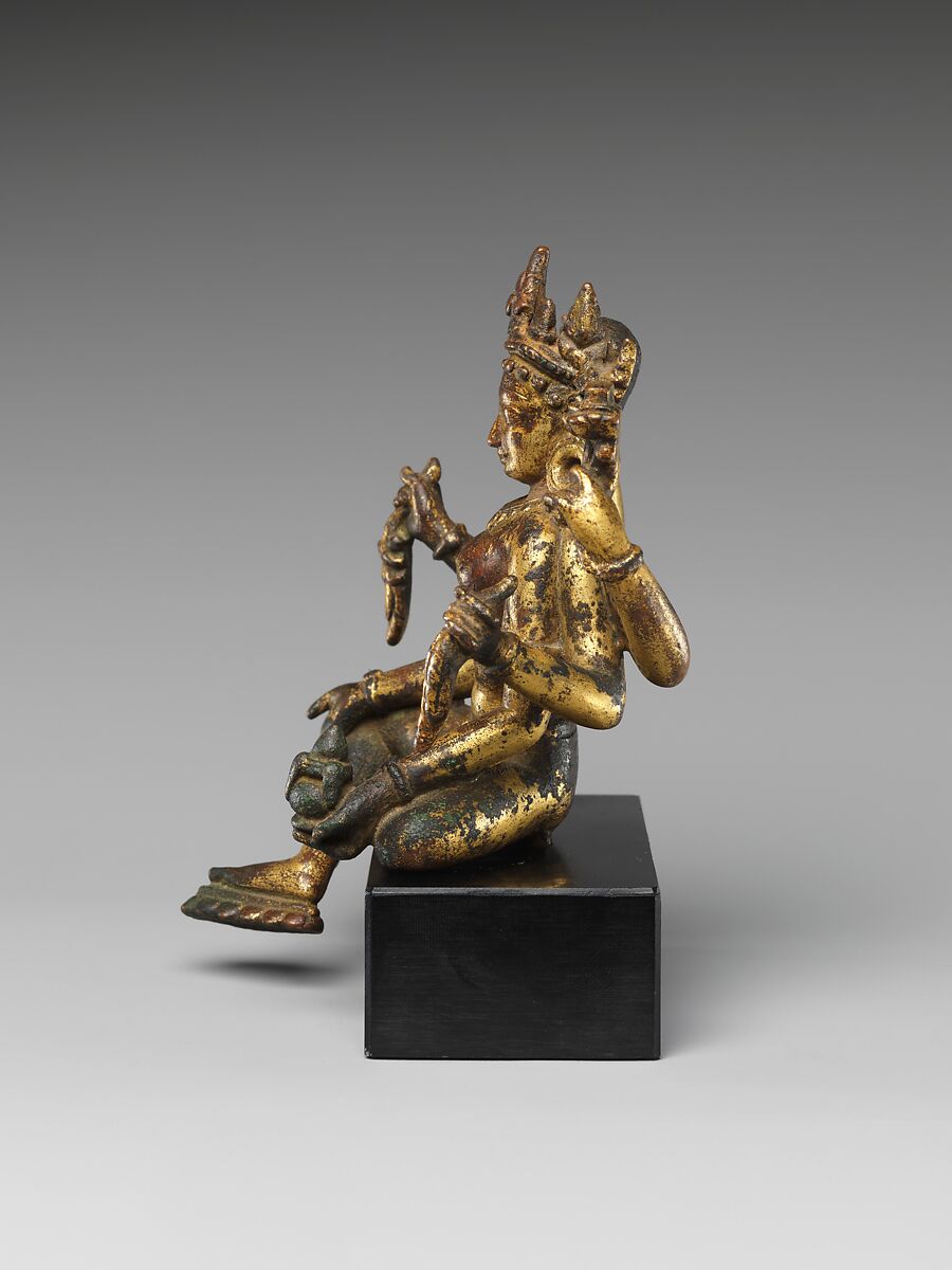 Vasudhara, Gilt-copper alloy, Nepal, Kathmandu Valley