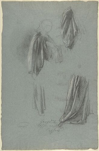 Drapery Studies (recto); Drapery Studies (verso)