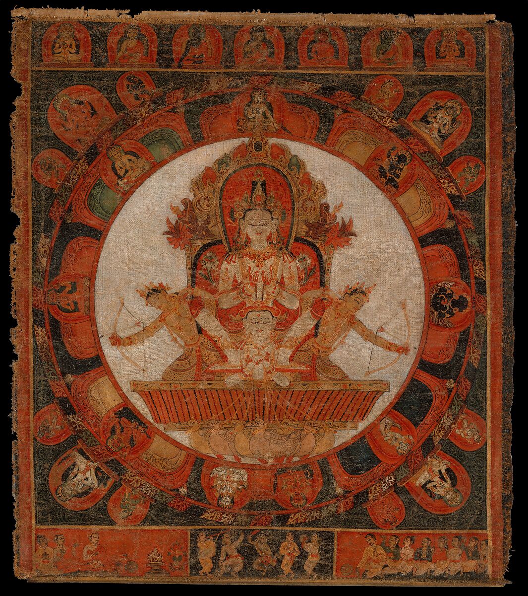 Mandala of Chandra, God of the Moon