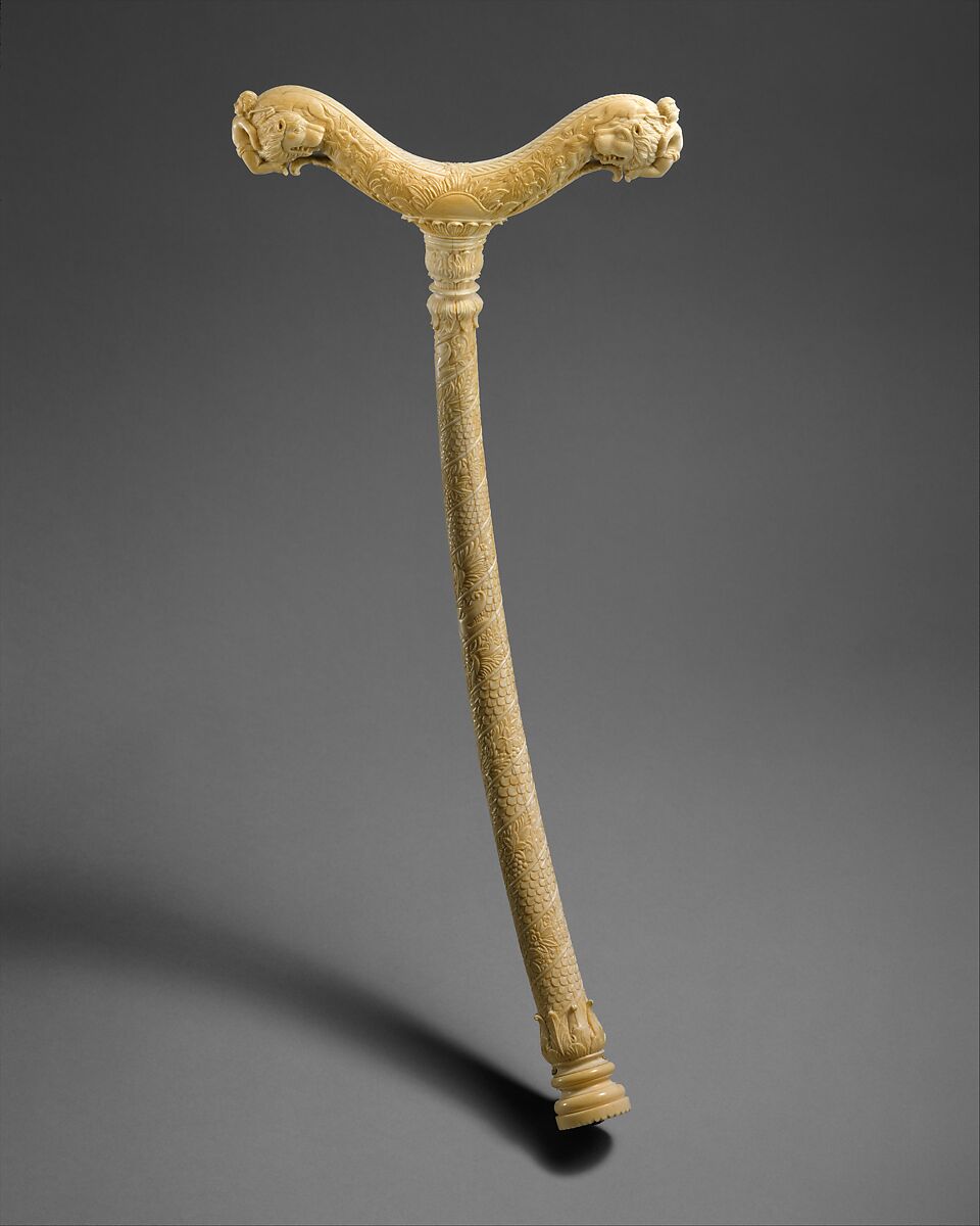 Armrest, Ivory, South India 