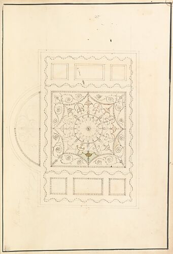Design for Ceiling of Ladies' Dressing Room at the Pantheon, Oxford Street, London