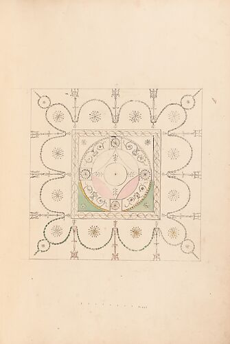 Design for the Ceiling of a Bedchamber at Goodwood House, Sussex