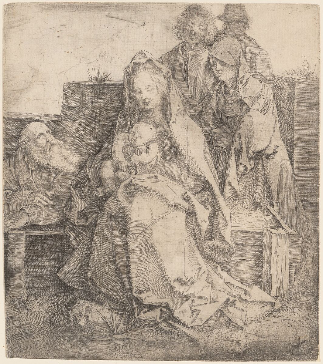 The Holy Family, Albrecht Dürer (German, Nuremberg 1471–1528 Nuremberg), Drypoint