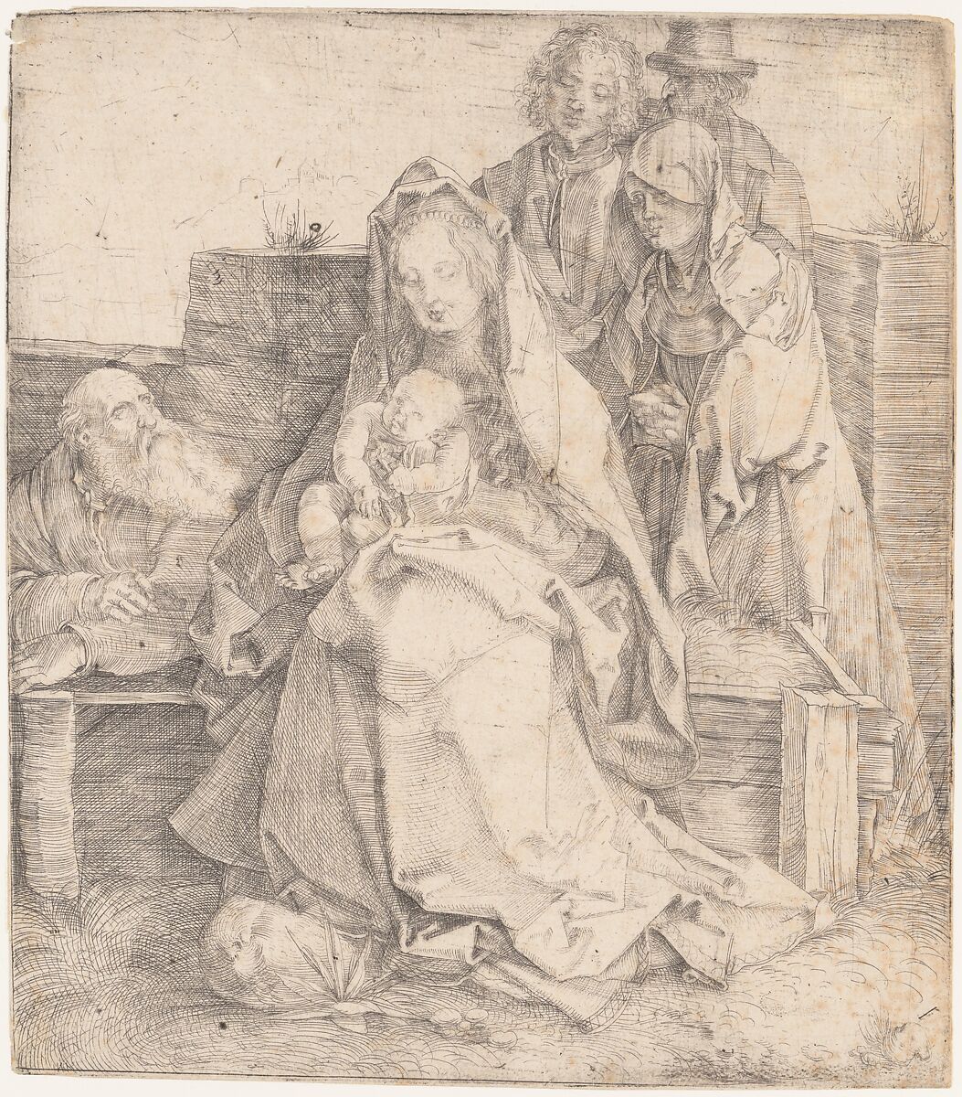 The Holy Family, Albrecht Dürer (German, Nuremberg 1471–1528 Nuremberg), Drypoint