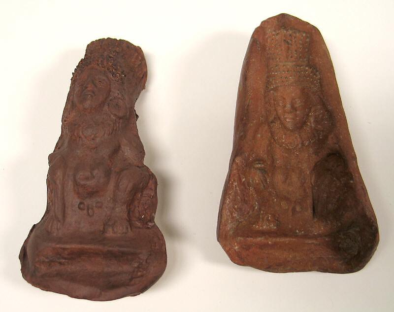 Mold and Impression for a Crouching Demon Dwarf, Terracotta, India 