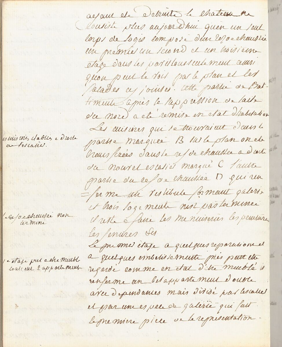 Sketchbook of a Journey to the Château d'Eu, Pierre François Léonard Fontaine (French, Pontoise 1762–1853 Paris), Sketchbook with thirty watercolors, with pen and ink