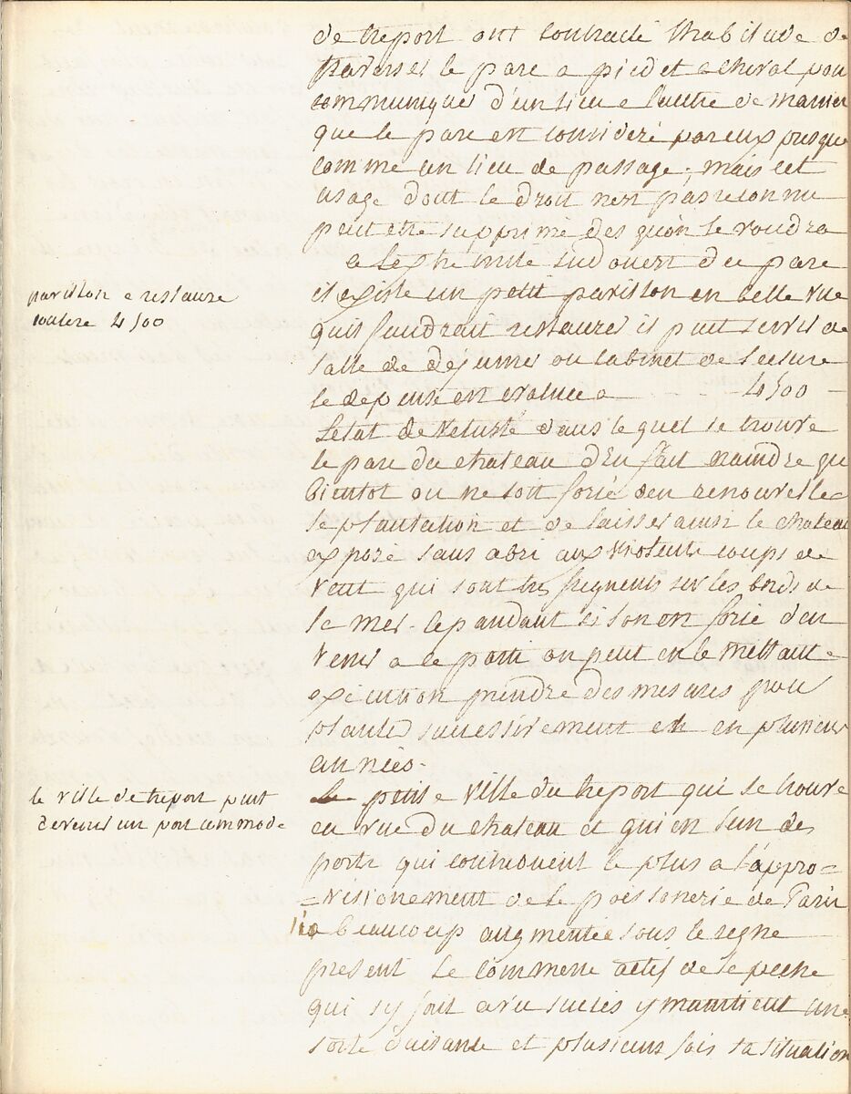 Sketchbook of a Journey to the Château d'Eu, Pierre François Léonard Fontaine (French, Pontoise 1762–1853 Paris), Sketchbook with thirty watercolors, with pen and ink