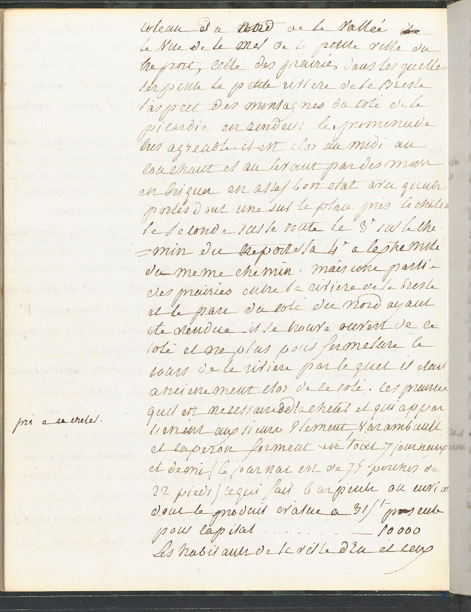 Sketchbook of a Journey to the Château d'Eu, Pierre François Léonard Fontaine (French, Pontoise 1762–1853 Paris), Sketchbook with thirty watercolors, with pen and ink