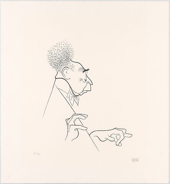 Artur Rubinstein, Al Hirschfeld (American, St. Louis, Missouri 1903–2003 New York), Lithograph 