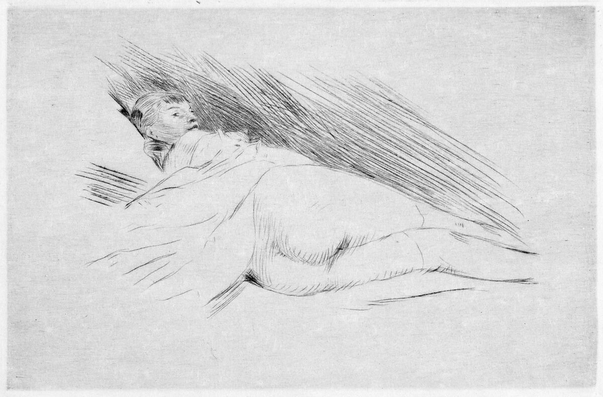 Canicule, Félicien Rops (Belgian, Namur 1833–1898 Essonnes), Drypoint
