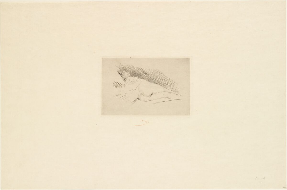 Canicule, Félicien Rops (Belgian, Namur 1833–1898 Essonnes), Drypoint 