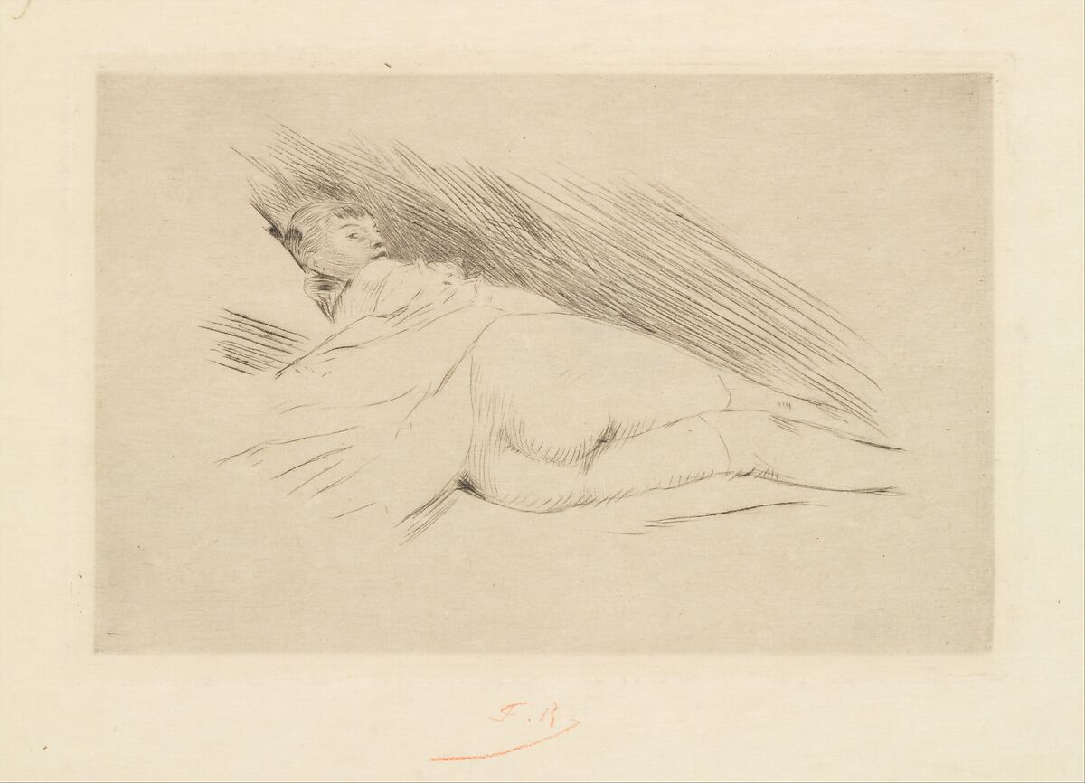 Canicule, Félicien Rops (Belgian, Namur 1833–1898 Essonnes), Drypoint