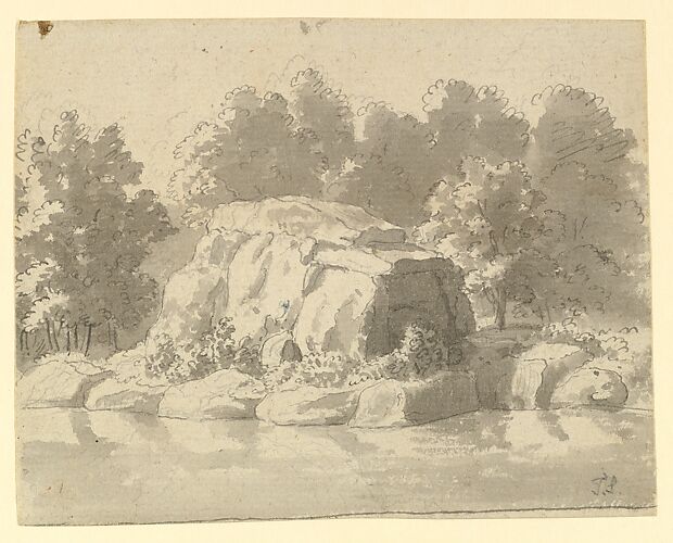 Design for rock-work at Virginia Water, Windsor Great Park (recto). Two Architectural Plans (one partially cut off) (verso)