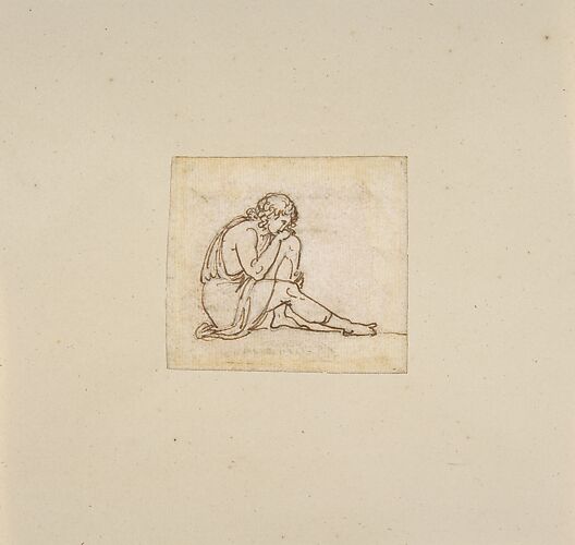 A Seated Youth