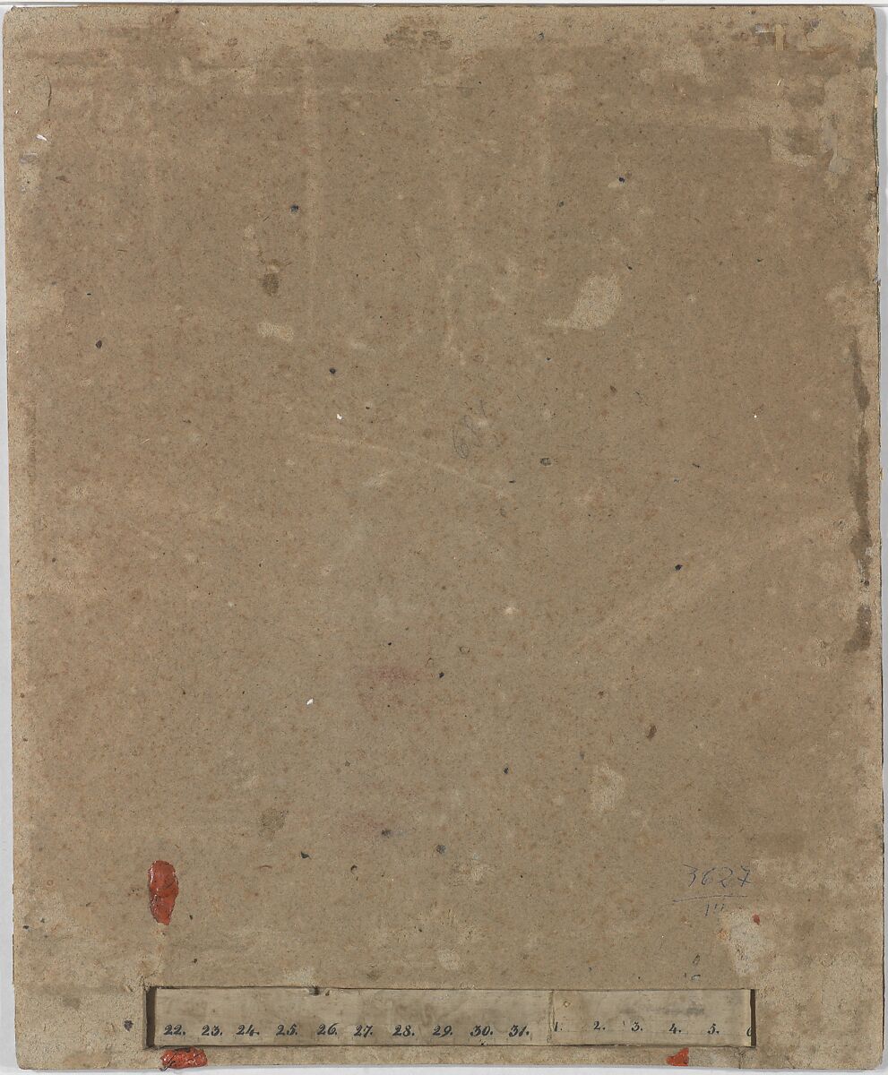 Weekly Calendar, Joseph Anton Koch (Austrian, Obergibeln bei Elbigenalp 1768–1839 Rome), Pen and black ink, watercolor