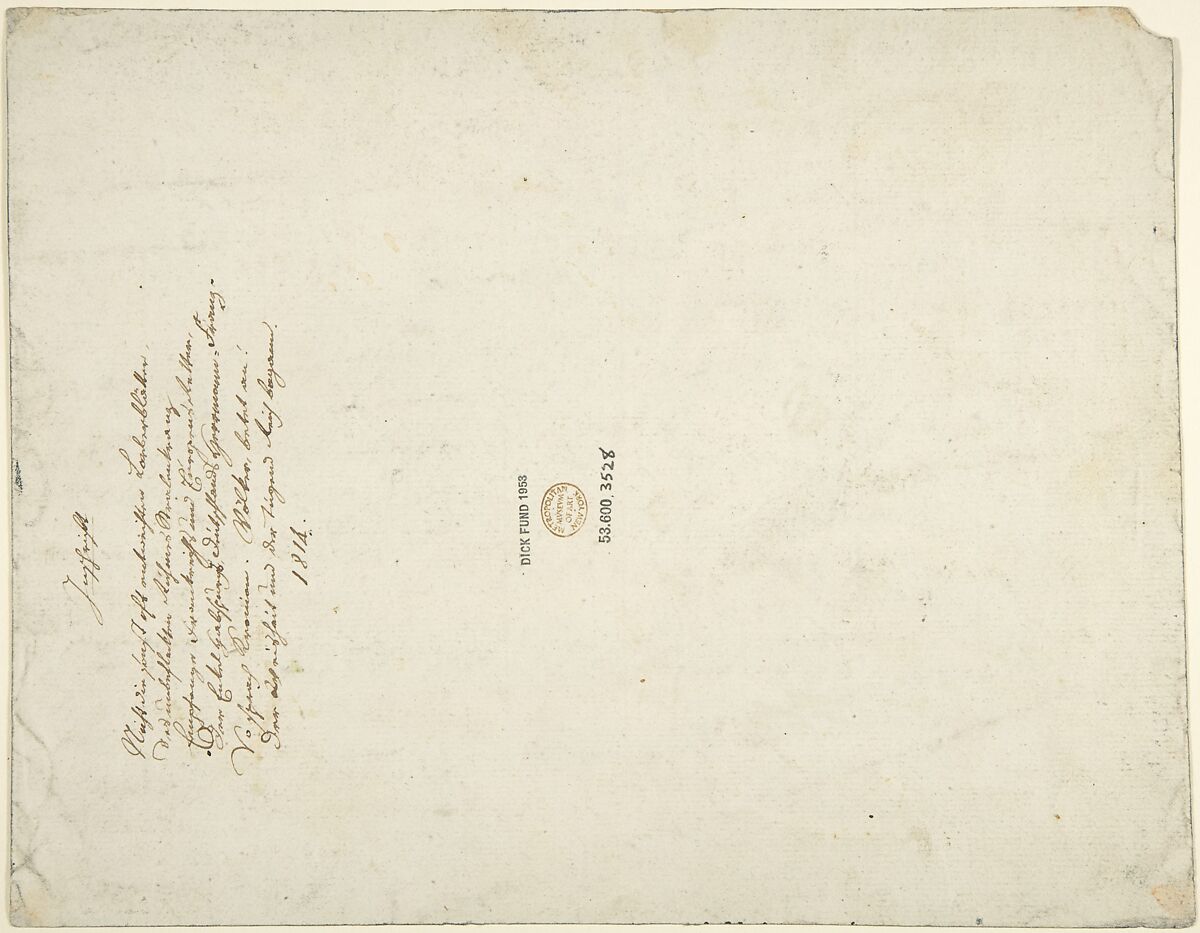 Allegory of Victory: Soldier Being Crowned by Laurels, Franz von Hauslab the Younger (Austrian, Vienna 1798–1883), Watercolor with touches of gouache