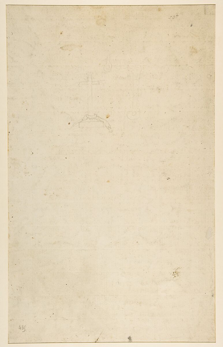 Design for a Pulpit, Louis Gustave Taraval (French, Stockholm 1738–1794 Paris), Pen and black ink, brush and brown, gray, and blue washes, over black chalk