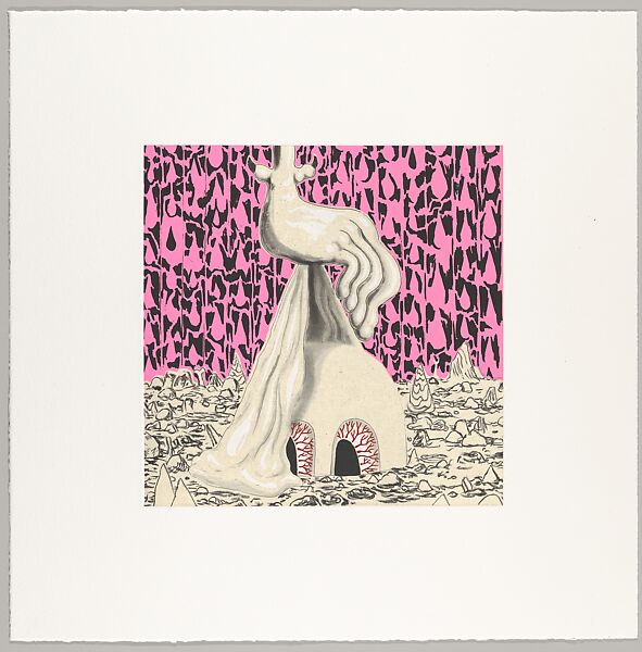 Fix, Trenton Doyle Hancock (American, born 1974), Etchings, aquatints, lithographs, silkscreen on chine collé