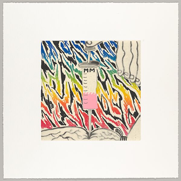 Fix, Trenton Doyle Hancock (American, born 1974), Etchings, aquatints, lithographs, silkscreen on chine collé