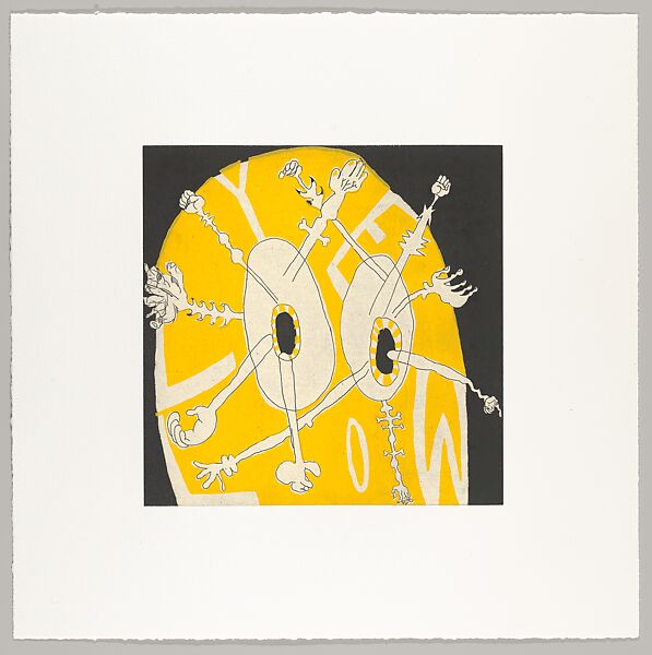 Fix, Trenton Doyle Hancock (American, born 1974), Etchings, aquatints, lithographs, silkscreen on chine collé