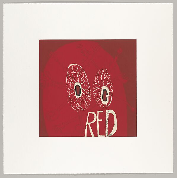 Fix, Trenton Doyle Hancock (American, born 1974), Etchings, aquatints, lithographs, silkscreen on chine collé