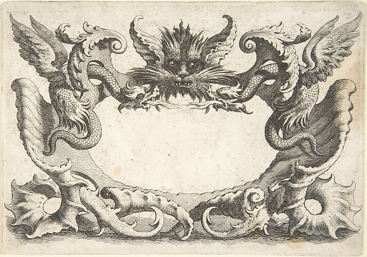 Design for ornamental cartouche