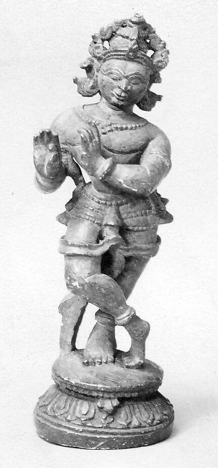 Krishna Playing a Flute, Stone, India (Orissa) 