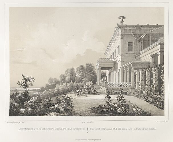 Palais de S.A.I.Mgr. Le Duc de Leuchtenberg, from 