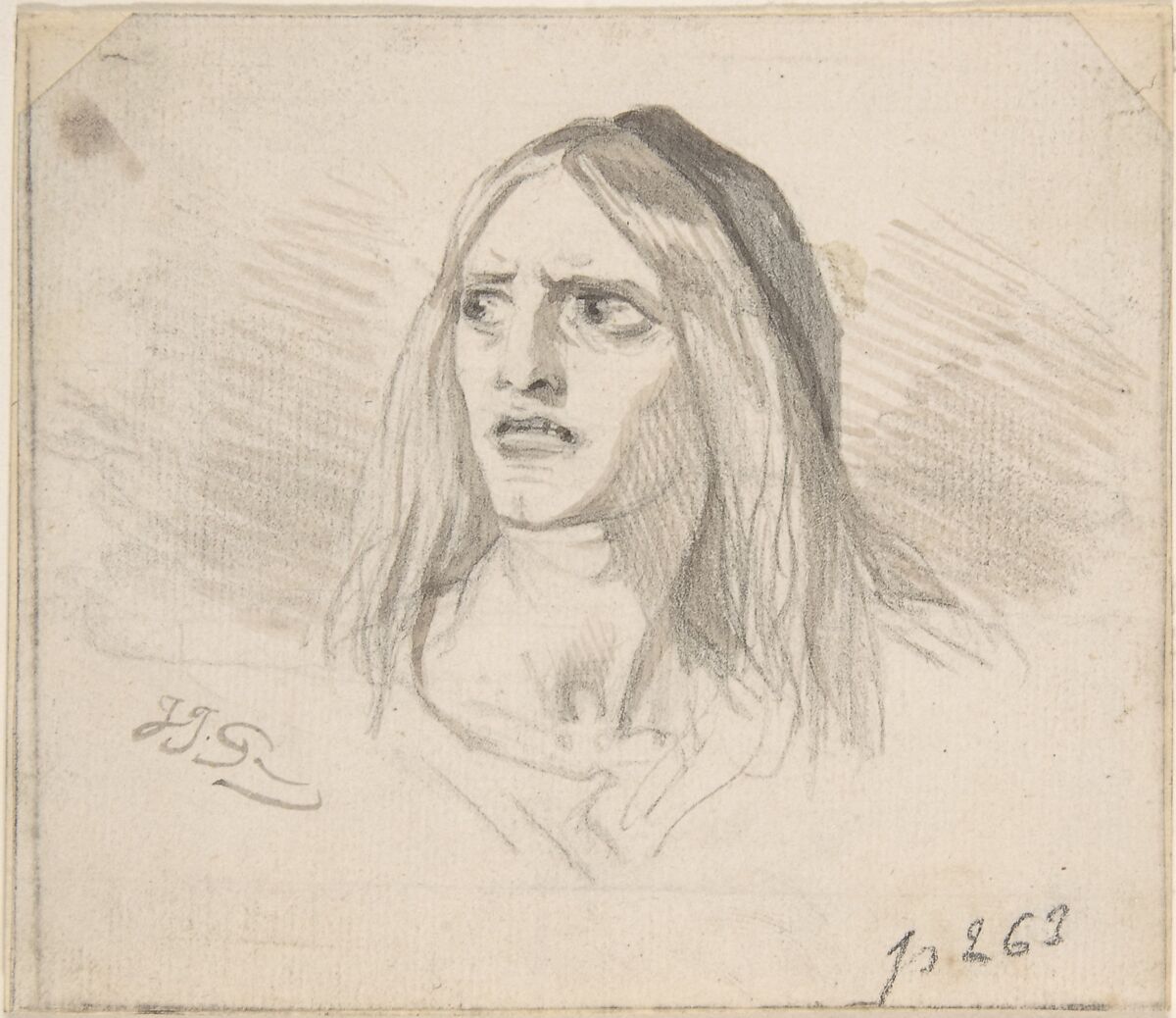 Illustration in Jérôme Paturot, by Louis Reybaud, Paris, 1846, J. J. Grandville (French, Nancy 1803–1847 Vanves), Brush and gray wash over graphite. 