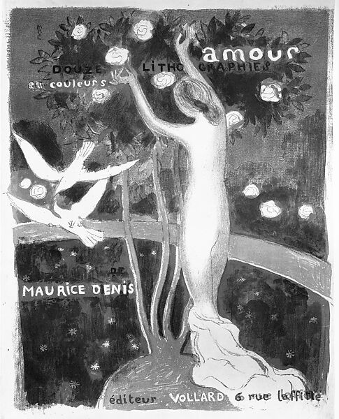 Frontispiece, from "Amour", Maurice Denis (French, Granville 1870–1943 Saint-Germain-en-Laye), Color lithograph 
