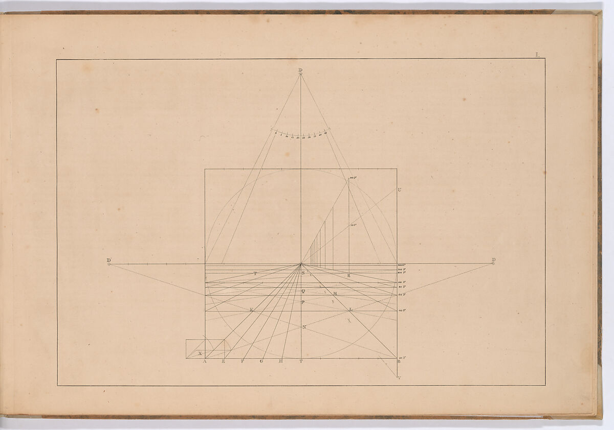 Linear Perspective, Applied to the Art of Painting: A Collection of Studies in Perspective, Christoffer Wilhelm Eckersberg (Danish, Blåkrog 1783–1853 Copenhagen), Eleven etched plates
