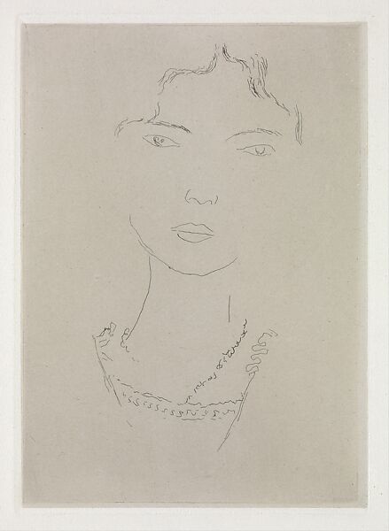 Emma L., Henri Matisse (French, Le Cateau-Cambrésis 1869–1954 Nice), Etching on chine collé