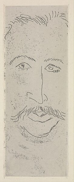 Portrait of Walter Pach, Henri Matisse (French, Le Cateau-Cambrésis 1869–1954 Nice), Etching on chine collé