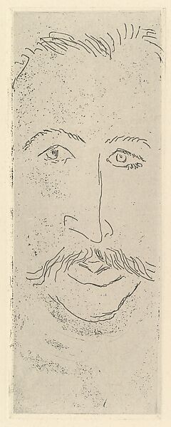 Portrait of Walter Pach, Henri Matisse (French, Le Cateau-Cambrésis 1869–1954 Nice), Etching on chine collé 