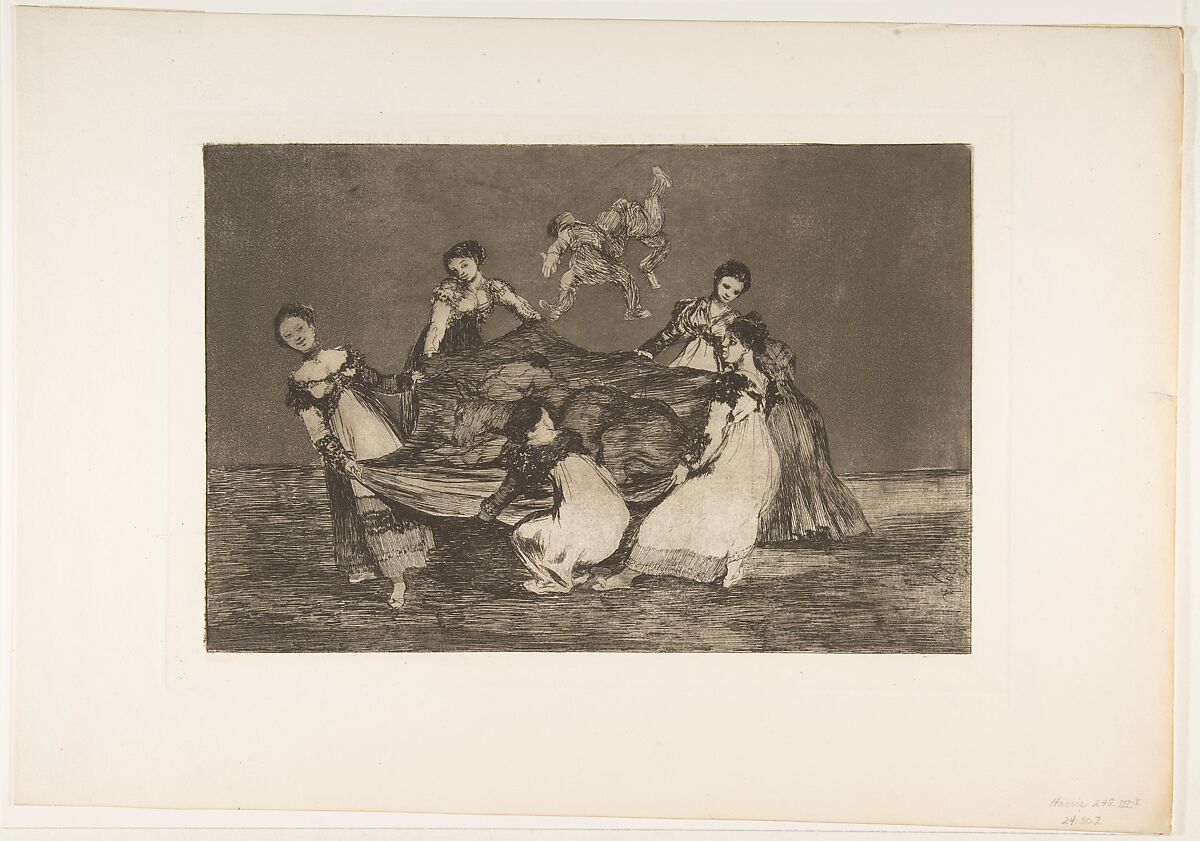 Feminine Folly, from "The Disparates" (Follies / Irrationalities), Goya (Francisco de Goya y Lucientes) (Spanish, Fuendetodos 1746–1828 Bordeaux), Etching, aquatint, drypoint 