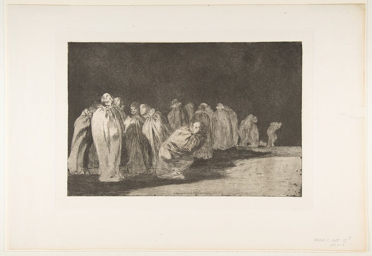'Men in Sacks' from the 'Disparates' (Follies / Irrationalities), Goya (Francisco de Goya y Lucientes) (Spanish, Fuendetodos 1746–1828 Bordeaux), Etching, burnished aquatint 