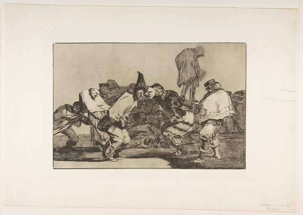 Carnival Folly, from "The Disparates" (Follies / Irrationalities), Goya (Francisco de Goya y Lucientes) (Spanish, Fuendetodos 1746–1828 Bordeaux), Etching, aquatint 