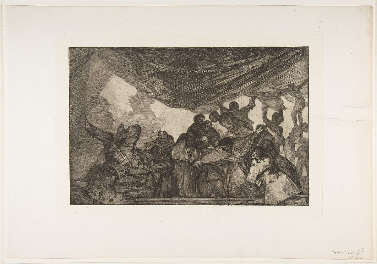 'Clear Folly' from the 'Disparates' (Follies / Irrationalities), Goya (Francisco de Goya y Lucientes) (Spanish, Fuendetodos 1746–1828 Bordeaux), Etching, burnished aquatint 