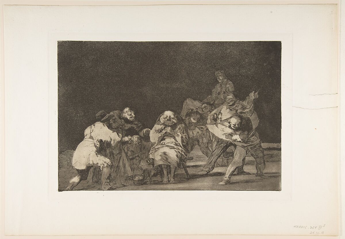 Loyalty, from "The Disparates" (Follies / Irrationalities), Goya (Francisco de Goya y Lucientes) (Spanish, Fuendetodos 1746–1828 Bordeaux), Etching, burnished aquatint 