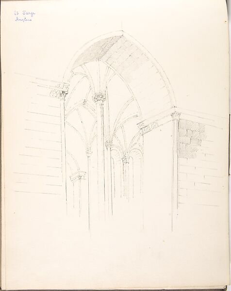 Sketch Book, Ernest Flagg (American, Brooklyn, New York 1857–1947), Graphite