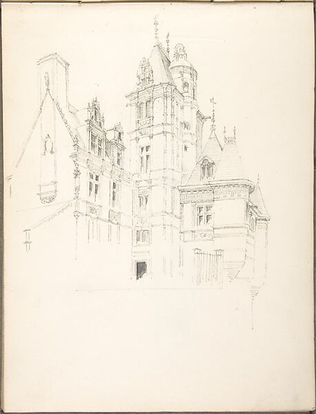Sketch Book, Ernest Flagg (American, Brooklyn, New York 1857–1947), Graphite